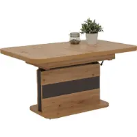 Hela Couchtisch , braun (artisan eiche, artisan eiche, artisan eiche), B:110cm H:58cm T:70cm, Tische, Couchtisch, mit Funktion, ausziehbar und höhenverstellbar