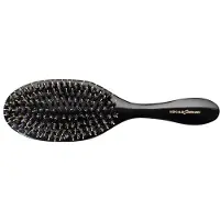 Hercules Sägemann 2221 Hartgummibürste Paddle Brush oval mittel 9-reihig
