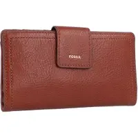 Fossil Geldbörse Logan RFID Tab Clutch Brown braun