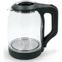 COMELEC WK7319, 1,8 l, 1500 W, Schwarz, Transparent, Wasserstandsanzeige, Überhitzungsschutz