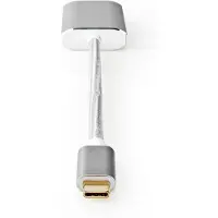 Nedis CCTB64580AL02, 0,2 m, USB Typ-C, Mini DisplayPort, Männlich, Weiblich, Gerade