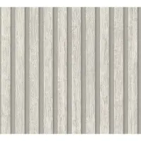 A.S. Création Vliestapete "PrintWalls II Skandinavische Holzpaneele" gemustert matt neutral strukturiert Holzoptik Vlies Wandtapeten Wohnzimmer Schlafzimmer Küche Optik