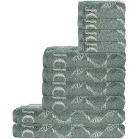JOOP! Handtuch JOOP "Handtuch 10er Pack", grün (pinie), B:50cm, Obermaterial: 100% Baumwolle CO., Handtücher, Handtuch