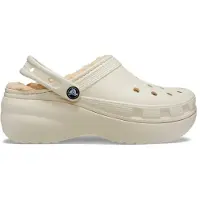 Crocs Woman Classic Platform Lined Clog beige EUR 42-43 (W11)