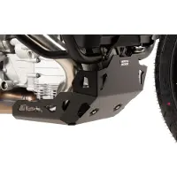 Hepco&Becker Motorschutz Alu schwarz für Moto Guzzi Stelvio 1000 Unisexohne Farbe010 - Motorradteile - Anbauteile
