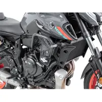 Hepco & becker Sturzbügel anthrazit mit Pads für Yamaha MT-07 2021-2024 Unisexweiß620 - Motorradteile - Anbauteile