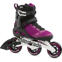 Rollerblade Macroblade 100 3WD W, 22 - 27.5, Erwachsene, Weiblich, Schwarz, Violett, Einfarbig, Hoher Stiefel