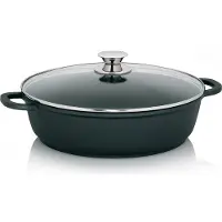 kela Servierpfanne Kerros Schwarz 5L