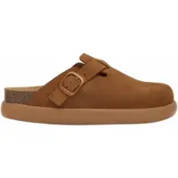 Scholl Clogs Fae Chunky Suede Q Damen Cognac-Schuhgröße 35