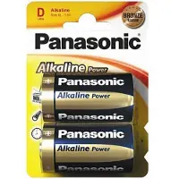 Panasonic Power Bronze Alkaline D size (LR20APB), 2-pack