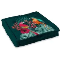 Dynamic24 Premium Bodenkissen 60cm Sitz Stuhl Kissen Polster Auflage Palettenkissen Yoga, Farbe:Caracas Blue