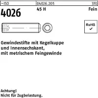F. REYHER Nchfg. GmbH & Co. KG Gewindestift ISO 4026 Kegelkuppe/Innen-6-kant M16 x 1,5 x 30 45 H