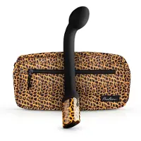 Huismerk Nila - Akku, wasserdichter G-Punkt Vibrator (Leoparden-Schwarz)