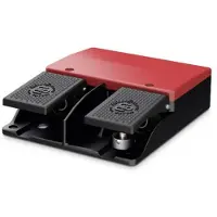 Bernstein F2-U1Z/ZSD Fußschalter 5 A 2 Pedale 1 Öffner, 1 Schließer IP67 1 St. 6062500561