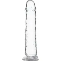 Addiction Crystal - Dildo mit Saugnapf (transparent) - 18 cm
