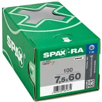 Spax -Ra Flachsenkkopf T-Star Plus T30 Vollgewinde Wirox
