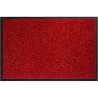 Kölle Fußmatte uni rot, waschbar