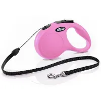 Flexi Rollleine Classic - Cord Leash - Rosa - S - 5 Meter