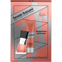 Bruno Banani Geschenkset MAGNETIC Woman Eau de Parfum 30ml Duschgel 50ml
