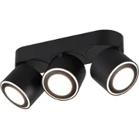 TRIO - Deckenleuchte TAURUS - Schwarz - 0x0x10.6 cm