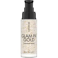 Catrice Glam In Gold Hydrating Primer, Nr. 010, Transparent, feuchtigkeitsspendend, glättend, pflegend, natürlich, vegan, ölfrei, ohne Parfüm, ohne Al