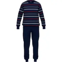 Götzburg Pyjama Midtown in blau-dunkel-Ringel | Gr.: 58