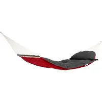 Fat AZ-1960015, Hanging hammock, 200 kg, 2 person(s), Polyester, Polypropylene (PP), Grey, Red, 3650 mm