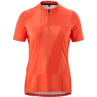 Gonso Radtrikot "Adventure Jersey Halfzip W" Damen Fahrradtrikot kurzarm, Rückentasche mit RV, Quick-Dry, Slim Fit