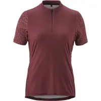 Gonso Radtrikot "Adventure Jersey Halfzip W" Damen Fahrradtrikot kurzarm, Rückentasche mit RV, Quick-Dry, Slim Fit