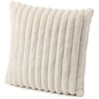 Gozze Breitcord Kissenhülle Vito - Mehrere Farben (Größe: 40 x 40 cm / Farbe: Creme)