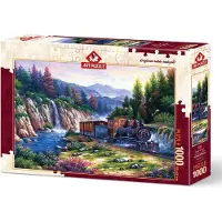 Art puzzle Puzzle Train Travel 1000 Teile