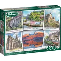 Falcon de luxe Falcon - Greetings From Scotland (1000 Teile), 1000 Stück(e), Stadt, 12 Jahr(e)
