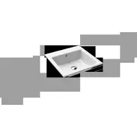 Kaldewei Puro Einbauwaschtisch 3150 460x460x14 mm