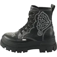 Buffalo Damen Elegante Stiefelette Aspha RLD West 1622577 Schwarz