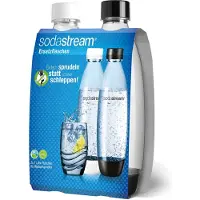 SodaStream Fuse Duopack 1l PET-Flasche schwarz+weis