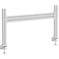 InLine Slatwall Tischhalterung, Panel Aluminium 1m inkl. 2 Stützen 0,43m