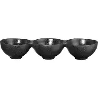 Asa selection Schüssel Grande 3 Section Anthracite 8,5 x 26 cm