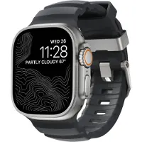 Nomad Rocky Point Armband für Apple Watch | 44/45/46/49 mm - Storm / Titanium