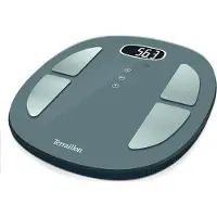 Terraillon Pop Color Coach, Elektronische Personenwaage, 160 kg, 100 g, Grau, kg, Oval