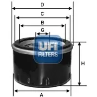 Ufi Hydraulikfilter, Lenkung 23.402.00
