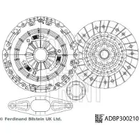Blue Print Kupplungssatz Kupplung für BMW 1 Schrägheck (F20) ADBP300210