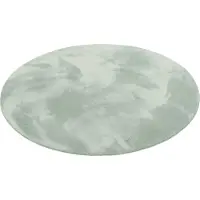 Pergamon Luxus Super Soft Fellteppich Pearl Rund