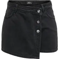 ONLY Jeansshorts "ONLLESLY REG LB DNM SKORT BJ NOOS" Baumwolle, Regular Waist, Hosenrock