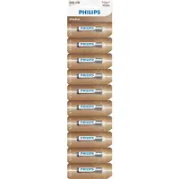 Philips Batterie AAA LR03 10pcs Blister Eintrag Alkaline