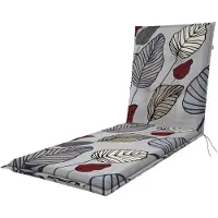 Doppler Liegenauflage 66 x 48 cm grau bordeaux