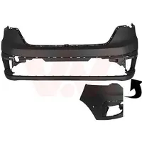 VAN WEZEL Stoßfänger 4423575 vorne für RENAULT
