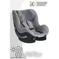 Avionaut AeroFIX RWF AirFlow - Rückwärtsgerichteter Kindersitz (0-18 kg), Farbe Kindersitz:Grey