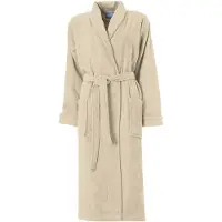 Seahorse Bademantel Pure Denim Light Sand-M