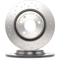 Brembo Bremsscheibe 08.A759.1X, hinten, gelocht, perforiert, voll, 1 Stück