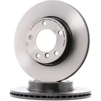 Brembo Bremsscheibe 09.5390.31, vorne, belüftet, hochkarbonisiert, 1 Stück